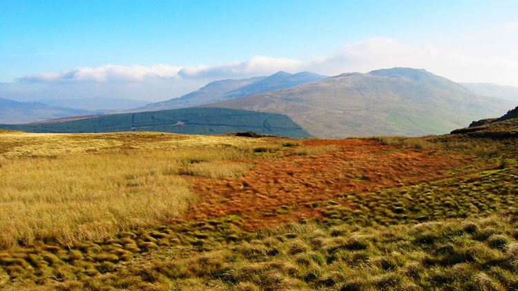 Looking back from Foel Boeth / Gallt y Daren