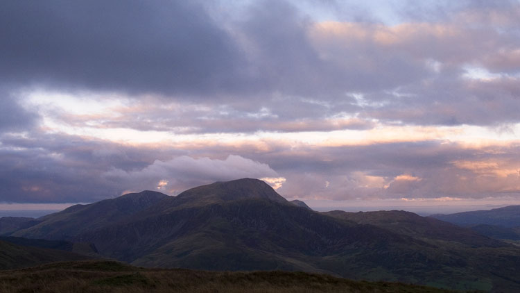 Dawn sky over Cadair Idris Dawn sky over Cadair Idris