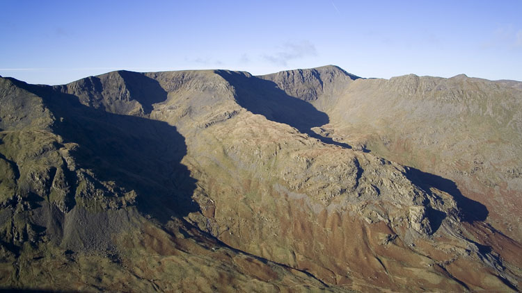 Helvellyn ridges from St. Sunday Crag Helvellyn ridges from St. Sunday Crag