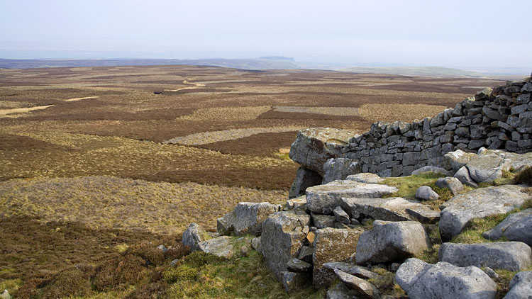 Patchwork heather moor from Elsey Crag Patchwork heather moor from Elsey Crag