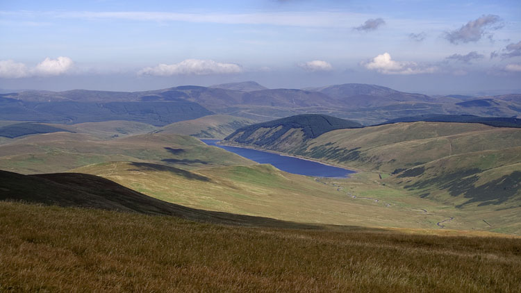 Fruid reservoir from Hartfell Rig