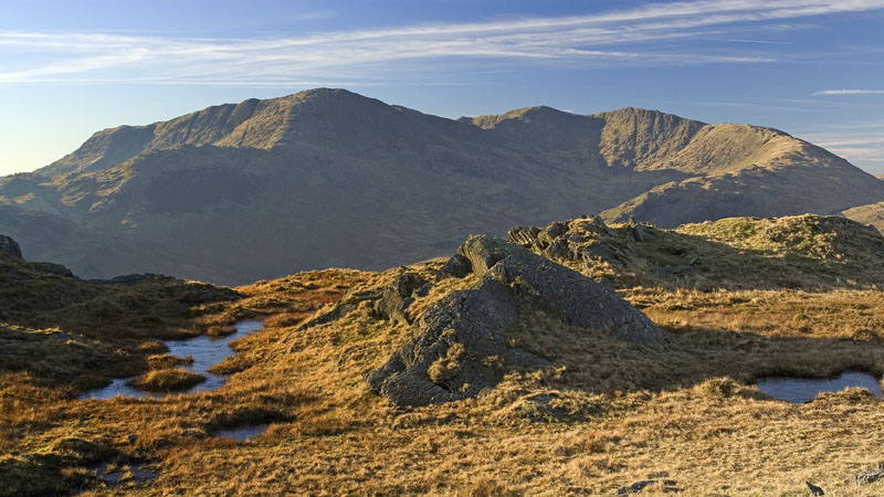 Coniston Fells from Lingmoor Fell