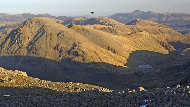 Borrowdale fells from Scafell Pike