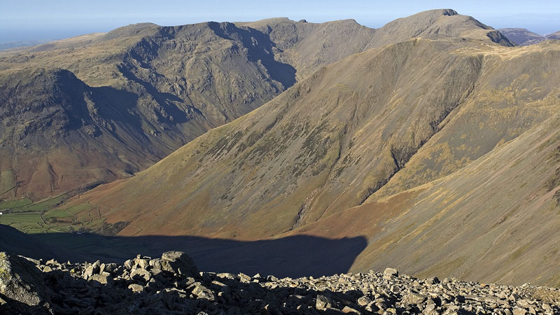 Western fells from Great End