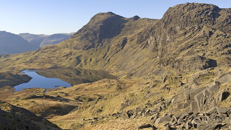 Stickle Tarn with Harrison Stickle & Pavey Ark