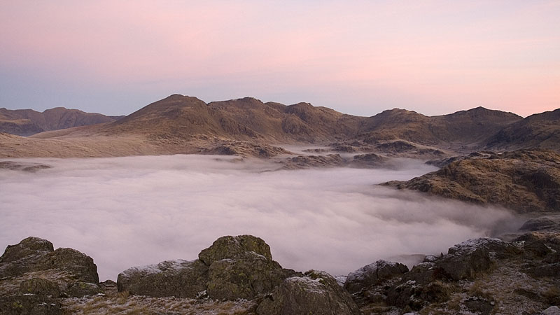 The Scafells and Bow Fell The Scafells and Bow Fell