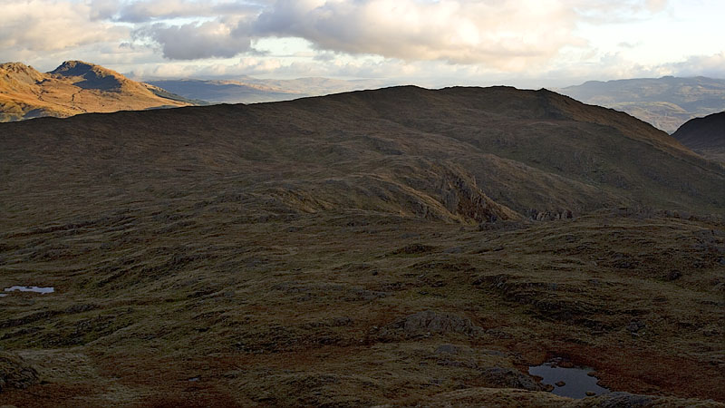 Bryn Banog from descent of Moel Hebog Bryn Banog from descent of Moel Hebog