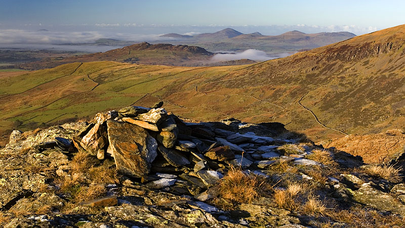 View to the Lleyn hills from Bryn Banog View to the Lleyn hills from Bryn Banog