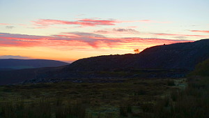 Dawn from tent pitch