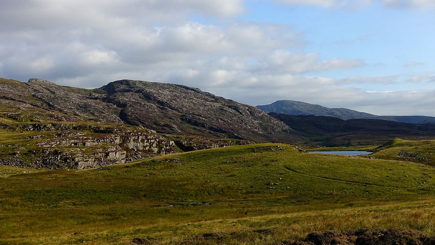 View towards Llyn Eiddew-bach View towards Llyn Eiddew-bach