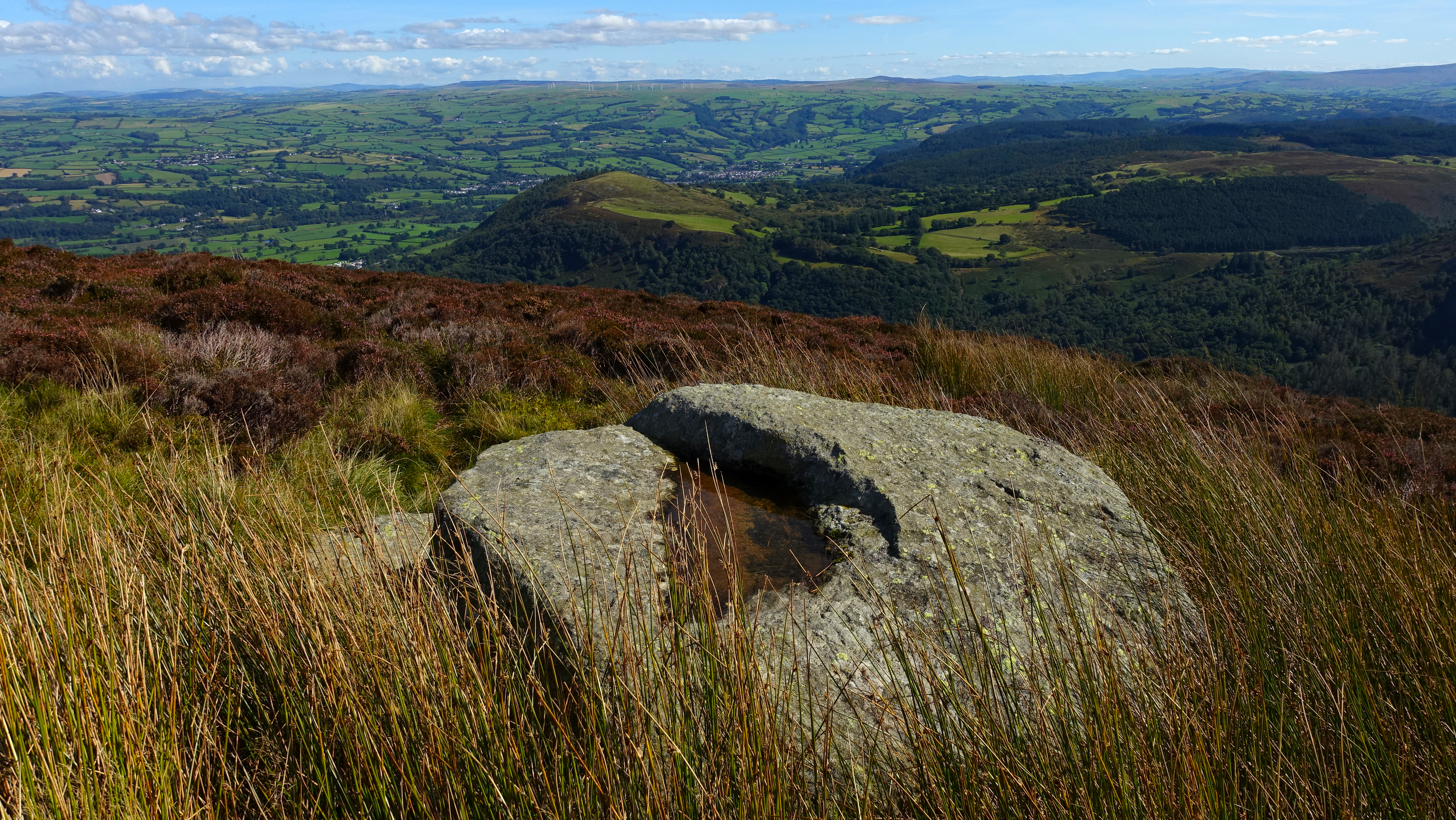 View eastwards from Cefn Cyfarwydd View eastwards from Cefn Cyfarwydd