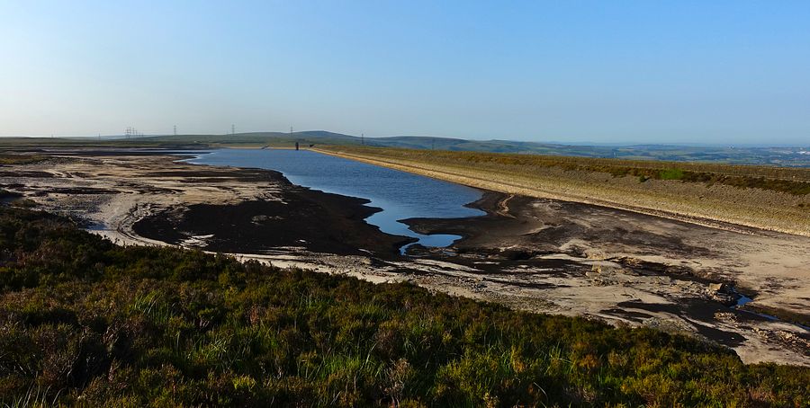 Warland reservoir from the northern shore