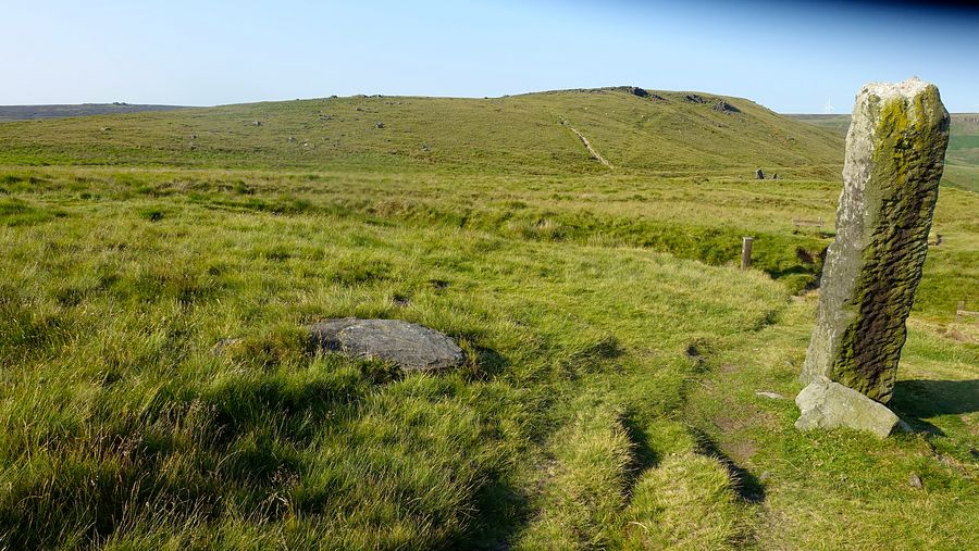 View back towards Coldwell Hill from East Scout