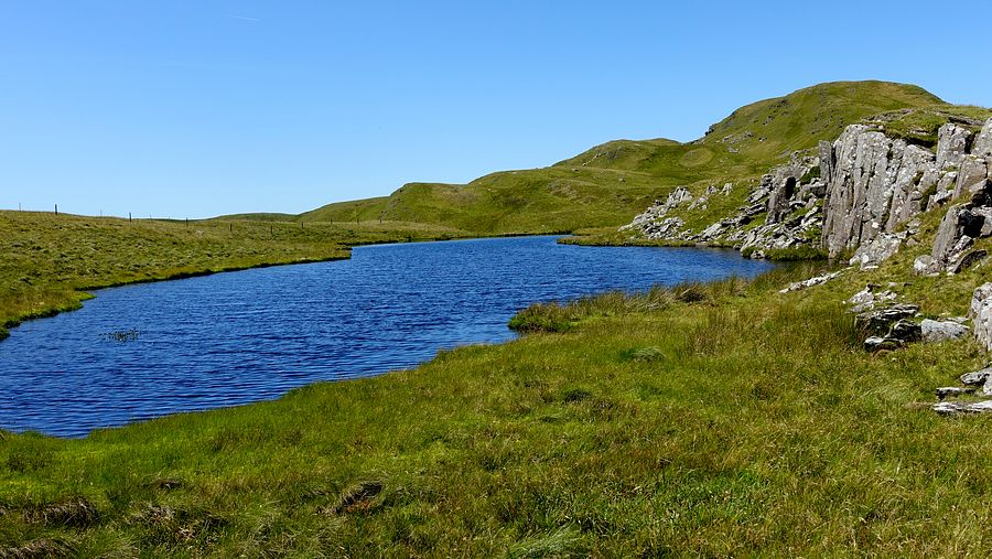 Nameless lake below Moel Druman