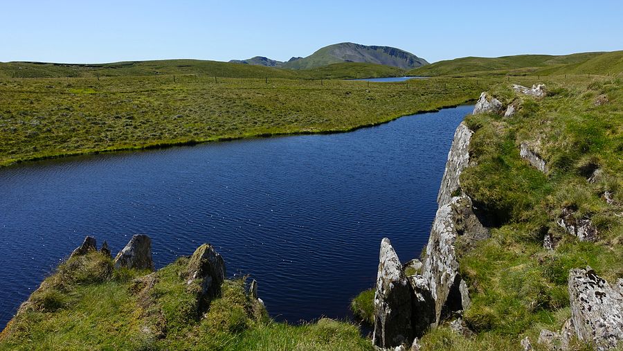 Nameless lake below Moel Druman