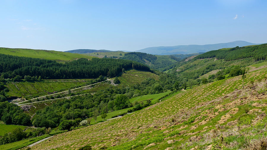 View from Bwlch y Groesen
