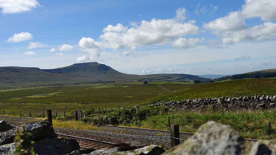 View towards Ingleborough from Bleamoor Sidings View towards Ingleborough from Bleamoor Sidings