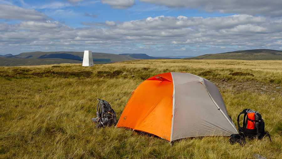 Pitch at Blea Moor Pitch at Blea Moor