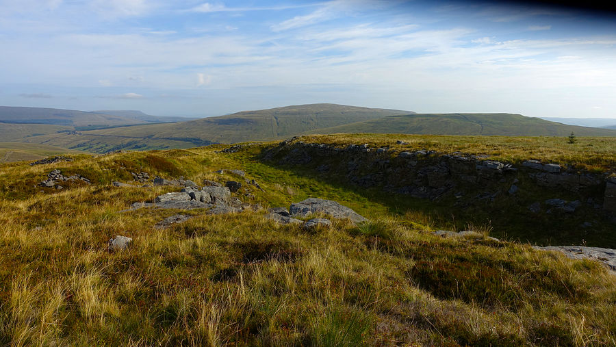 Crag Side with Wold Fell & Great Knoutberry Hill beyond Crag Side with Wold Fell & Great Knoutberry Hill beyond