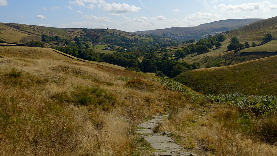 View back from Willykay Clough