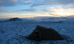 Pitch on Bowscale Fell Pitch on Bowscale Fell