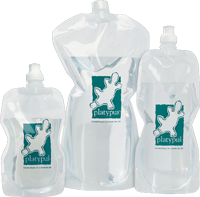 Platypus containers: 2l = 38g Platypus containers: 2l = 38g